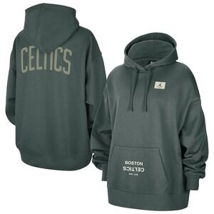 Women's‎ Jordan Boston Celtics Courtside Edition Oversize Hoodie Large NWT